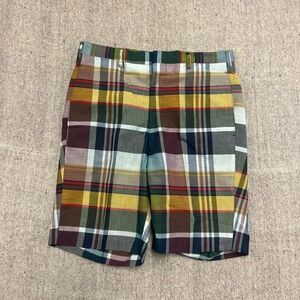 Vintage Koratron Plaid Shorts Mens 30 1960s USA